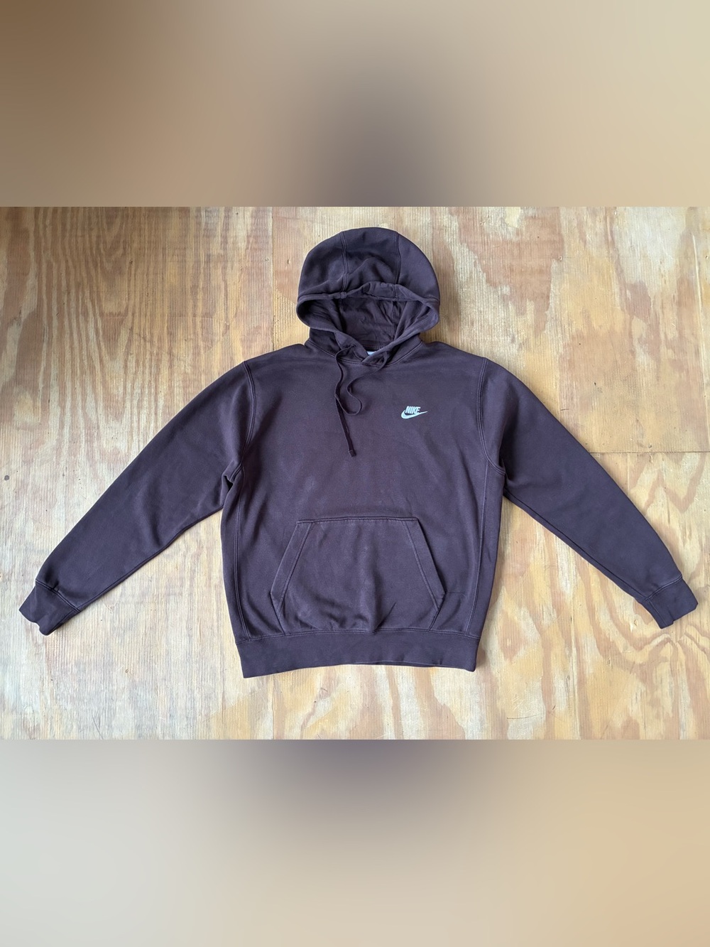 Nike Men’s Hooded Pullover Sweatshirt, Black Medium